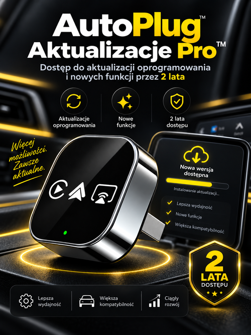 AutoPlug Aktualizacje Pro™ – dostęp do aktualizacji oprogramowania i nowych funkcji przez 2 lata